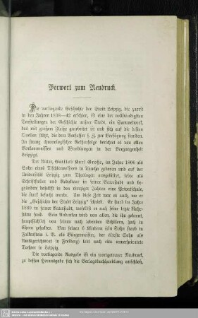 Vortwort zum Neudruck