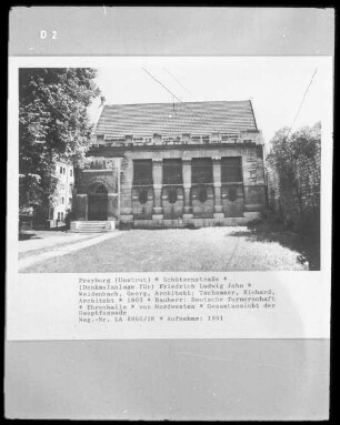 Denkmalanlage für Friedrich Ludwig Jahn — Ehrenhalle