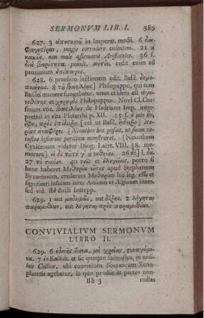 Convivialium Sermonvm Libro II.