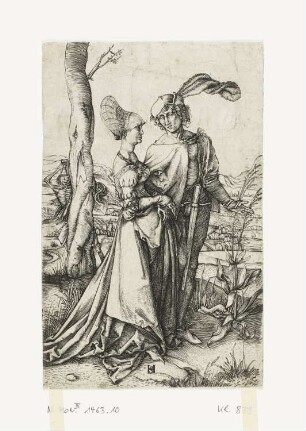 Liebespaar und der Tod (Der Spaziergang)