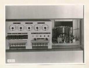 Fernsteuerung, Wechsel-Kontrollverfahren, Teilansicht 5, Foto 1956