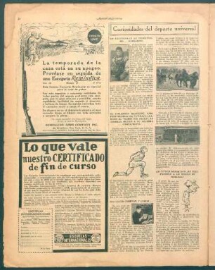 Curiosidades del deporte universal
