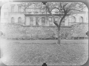 Zittau, Theaterring 3. Pestalozzischule (1866). Teilansicht