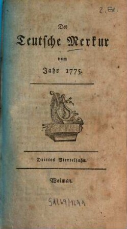 Der teutsche Merkur. 1775, 3 = Bd. 11