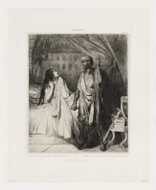 Avez vous fait votre prière ce coir, Desdemona?, Blatt 12 der Folge „Othello-Zyklus“