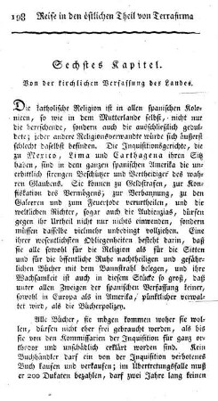 Sechstes Kapitel: Von der kirchlichen Verfassung des Landes.