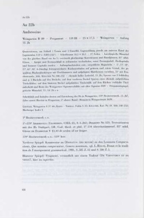Aa 22b. Ambrosius