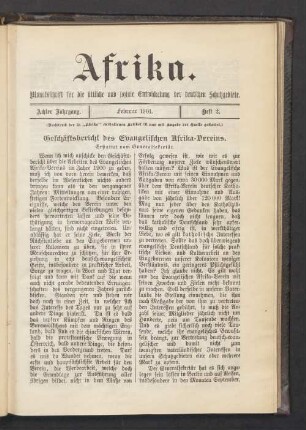 Heft 2. Februar 1901