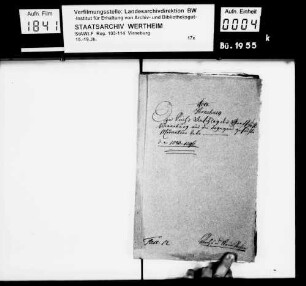 Anschlag der Reichssteuern der Grafschaft Virneburg und Verhandlungen wegen Ermäßigung.