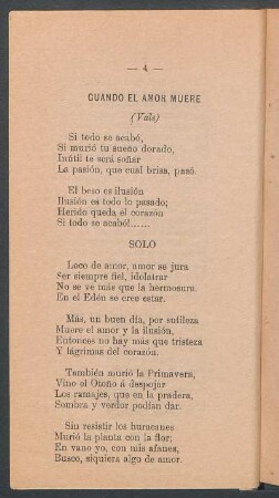 Cuando el amor muere : (Vals)