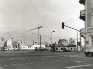 Dresden-Friedrichstadt. Kreuzung Waltherstraße/Schäferstraße. Blick nach Nordosten