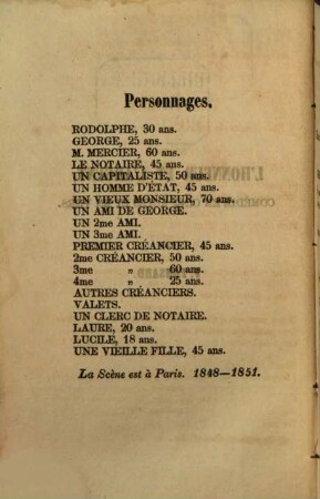 L' honneur et l'argent : comédie en cinq actes