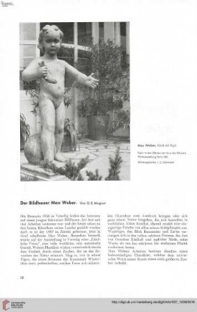 53: Der Bildhauer Max Weber