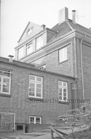 Grabauer Straße 18 [heute Olivet-Allee 18]: Teilansicht: Ostgiebel: Rückfront Anbau