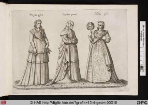 [Pisanisch Frauen, in entsprechender Kleidung. Kostümkunde.]