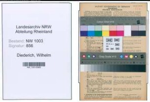Entnazifizierung Wilhelm Diederich , geb. 22.01.1911 (Verwaltungsangestellter)