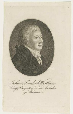 Bildnis des Johann Friedrich Westrum