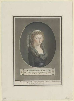 Bildnis der Marie-Therese-Charlotte de France