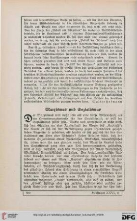 26: Marxismus und Sozialismus