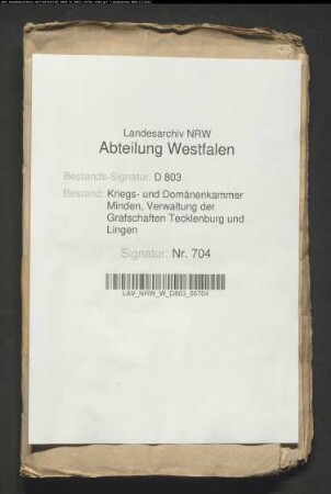 Das Meyjohanns-Kolonat im Kirchspiel Recke