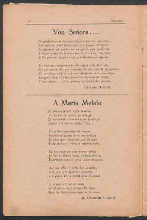 Vos, Señora...[Poesía]