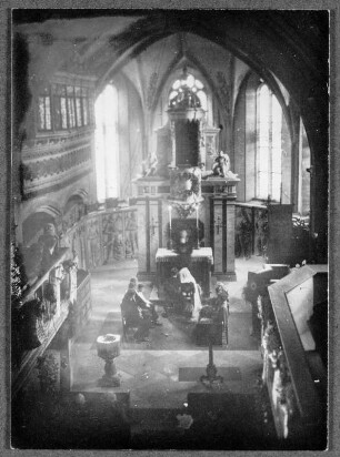 Gnandstein, kirchliche Trauung in der Dorfkirche