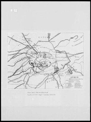 Athen, Plan der antiken Stadt