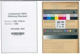 Entnazifizierung Karl Henselek , geb. 01.04.1908 (Angestellter)