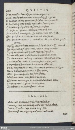 [R] Radicis - Rusticae rei