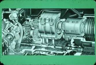 Fotografie: Traktor, Antriebs- und Anbausystem, Getriebe