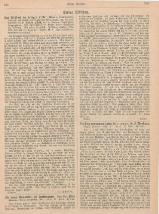725-730 Kleine Kritiken