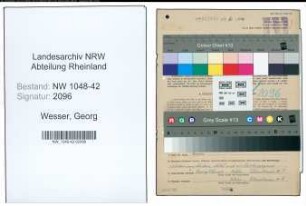 Entnazifizierung Georg Wesser , geb. 26.06.1885 (Kaufmann)