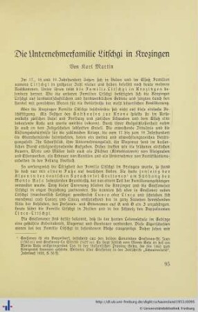 Die Unternehmerfamilie Litschgi in Krozingen.