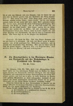 ¬Die¬ Sonntagsschulen in den Vereinigten Staaten von Nordamerika und ihre Nachahmungen in Deutschland resp. Preußen
