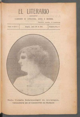 1916,1,10: serie 1, tomo 1, número 10/11 (junio 29 de 1916)