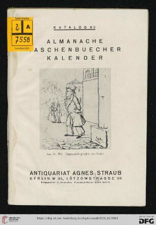 Nr. 55: Katalog: Almanache, Taschenbuecher, Kalender