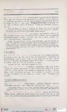 Verschiedenes (Nr. 643 - 672)