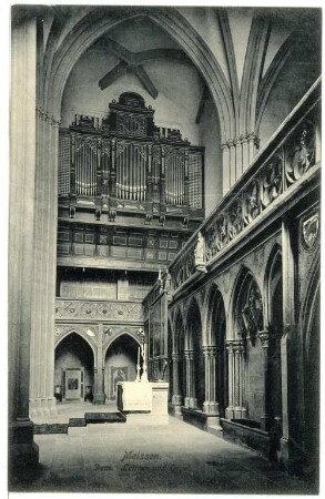 Meißen. Dom , Lettner und Orgel