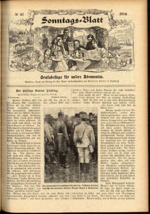 Ausgabe vom Sonntag, den 16. Oktober 1910.