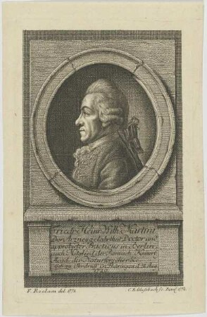 Bildnis des Friedr. Heinr. Wilh. Martini