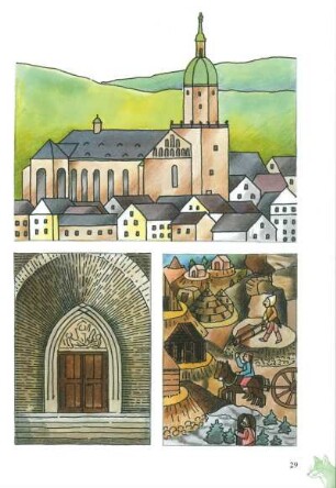 Buch-Illustrationen "Berggeschrei im Weihnachtsland ..."