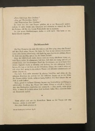 Die Bekanntschaft