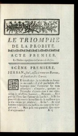 Scène Premiere.