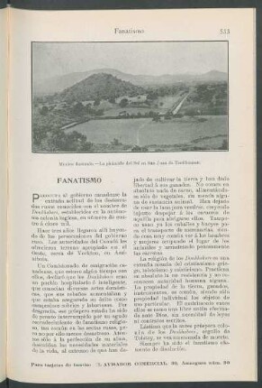 México ilustrado. - La pirámide del Sol en San Juan de Teotihuacán. [Fotografía]