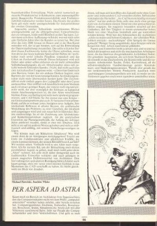 Per aspera ad astra