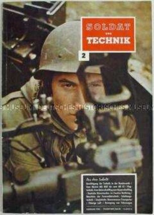 Zeitschrift für technische Ausbildung, Fortbildung und Information in der Bundeswehr u.a. zu deutschen Minentauchern im Zweiten Weltkrieg