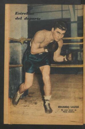 Eduardo Lausse, de gran suceso en Norte América - [Fotografía] : Estrellas del deporte