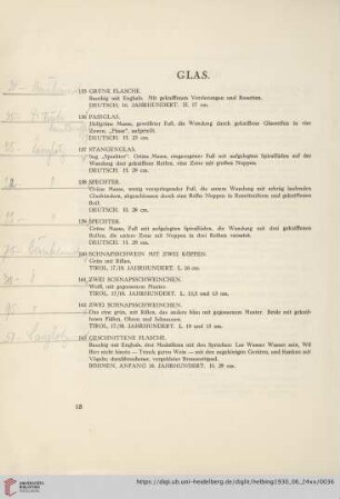 Glas (Nr. 155-163)