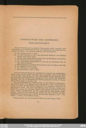 Anmerkungen Zur Aussprache Der Eigennamen