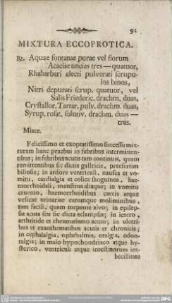 Mixtura Eccoprotica